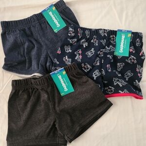 NWT Lot Of 3 Garanimals shorts. Size 3-6 months